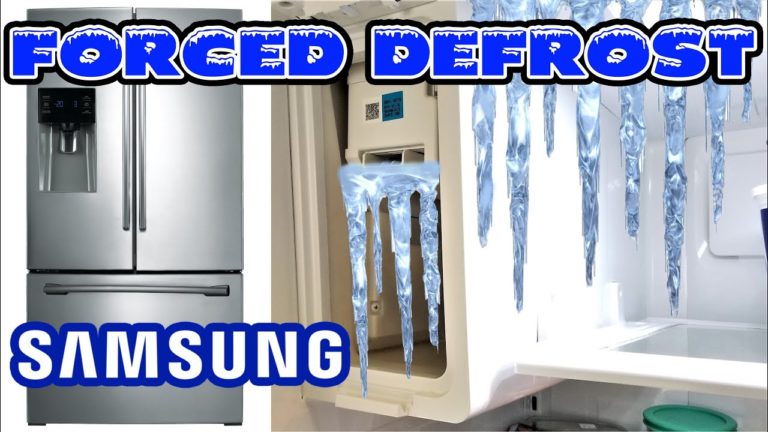 how to defrost samsung ice maker