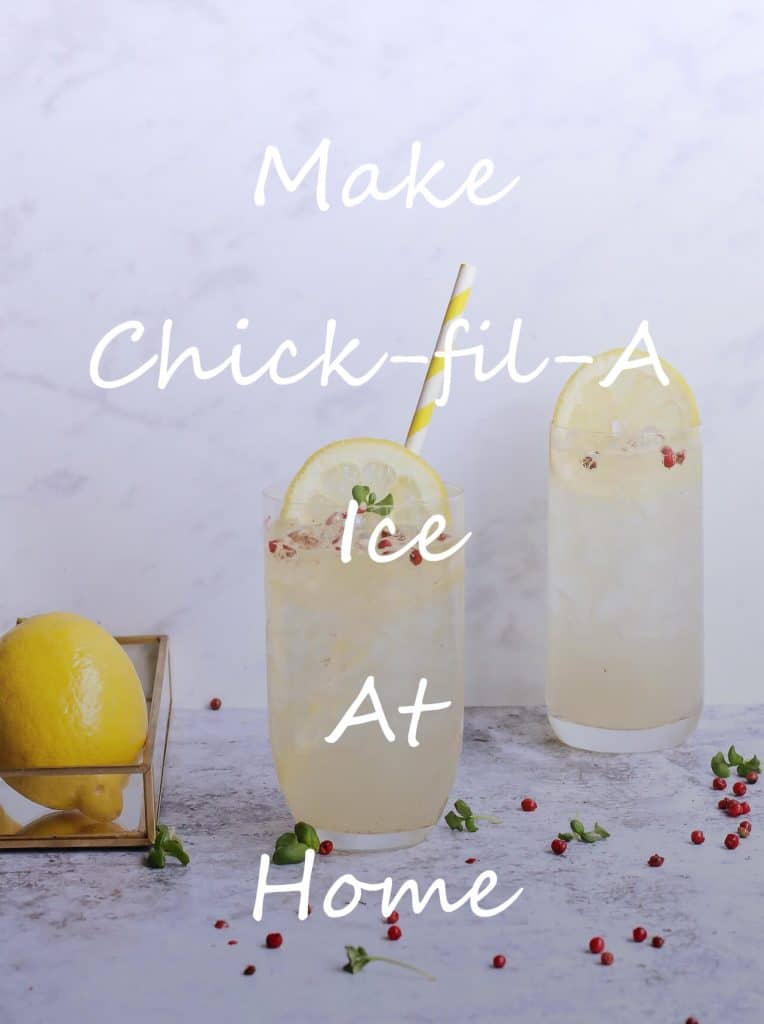 Lemonade with Chick-fil-A Ice